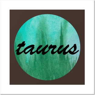 Taurus zodiac astrology sign Posters and Art